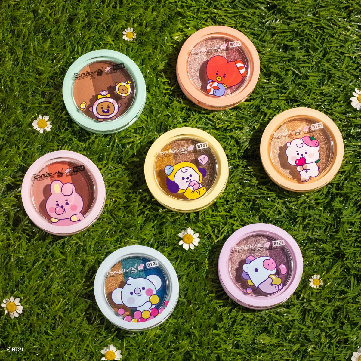 The Crème Shop x BT21 BABY Eyeshadow Trio | CITY PALACE BEAUTY